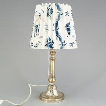 a silver plated table light / candelstick from the first half of the 20th century.