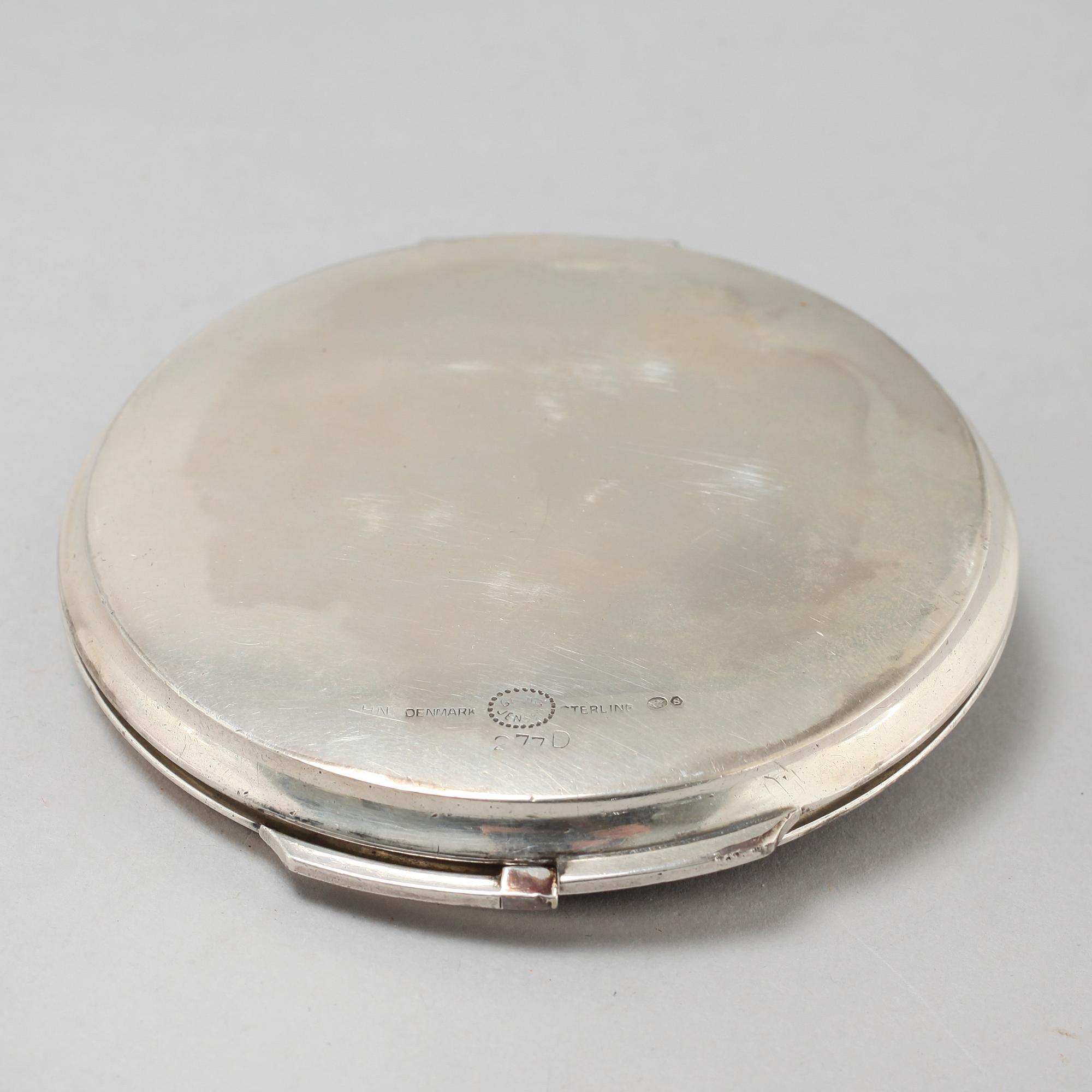 PUDERDOSA, silver, Nr 227 D, Georg Jensen, 1930-tal.