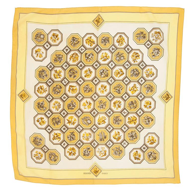 HERMÈS, scarf, "Carrelages".