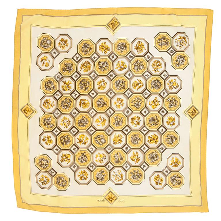 HERMÈS, a silk scarf, "Carrelages".