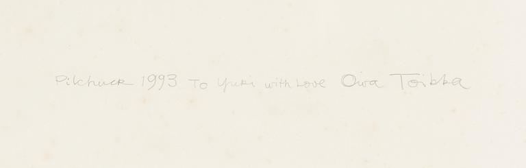 Oiva Toikka, En skiss av landskapet.