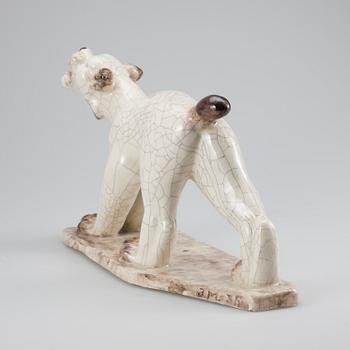 JOSEF MANUEL, skulptur, porslin, signerad och daterad -35.