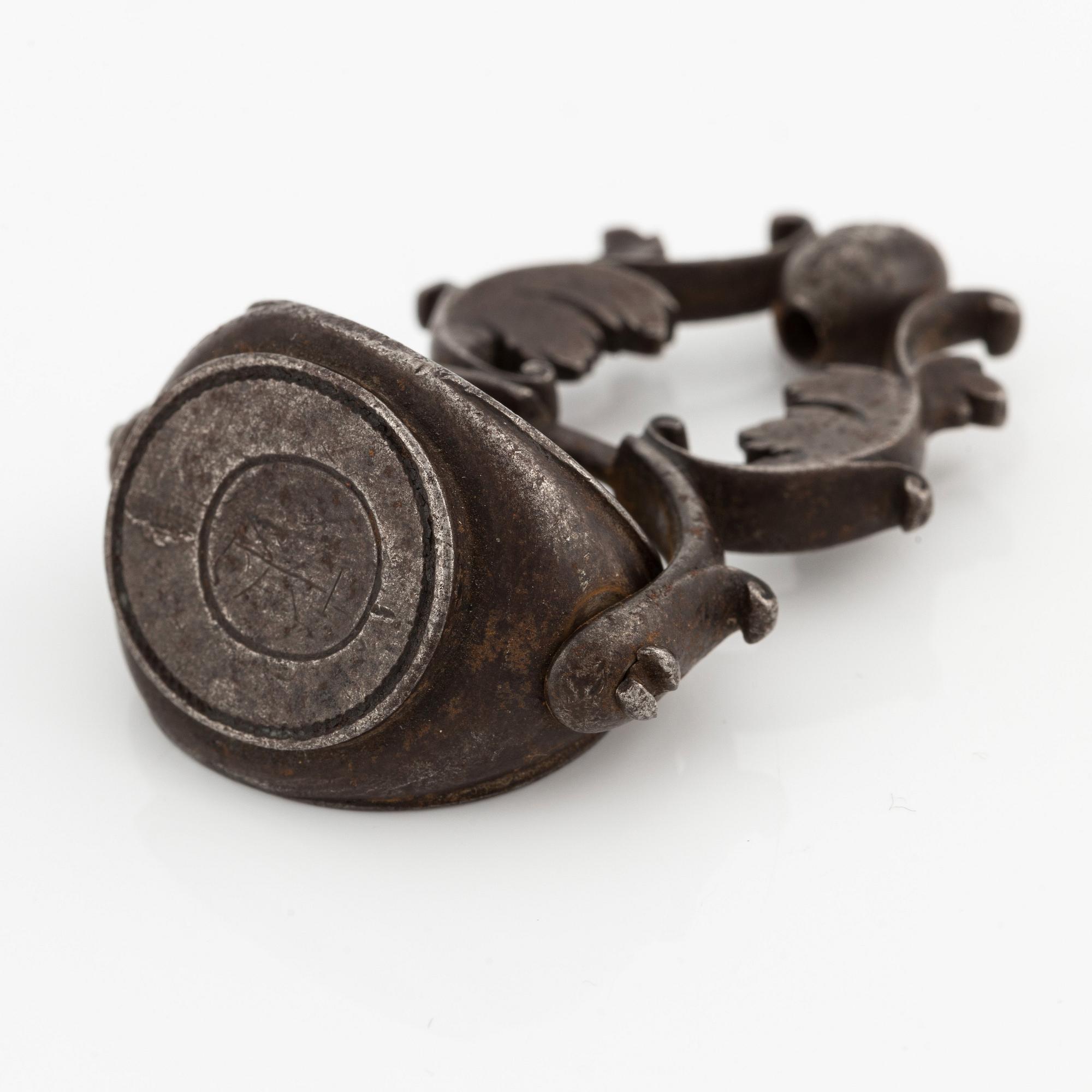Count Gustaf Cronhielm's (1664-1737) seal stamp.