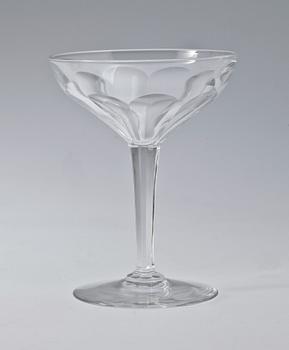 GLASSERVIS, 78 delar, glas, 1900-tal.