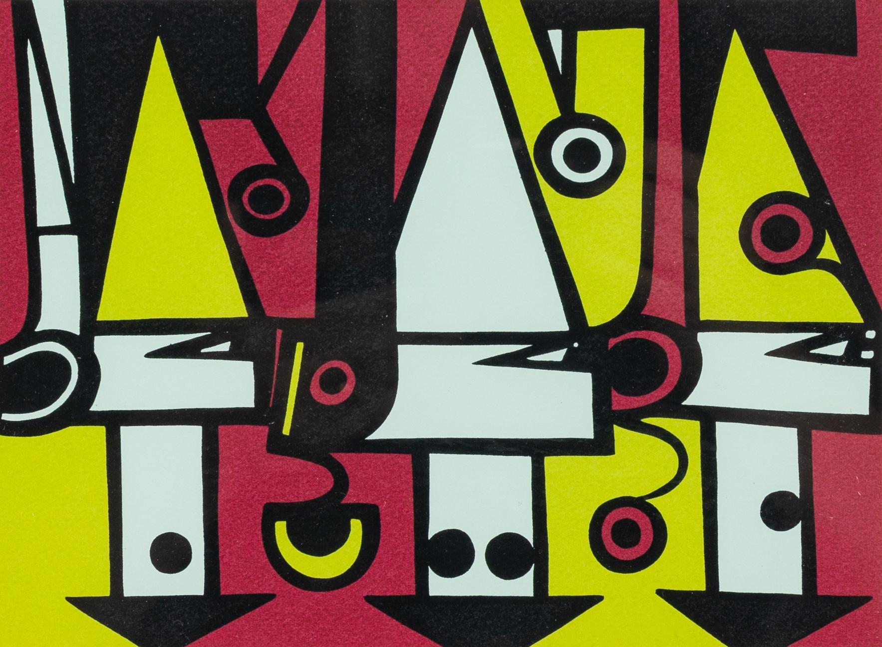 Olle Bærtling, "Intrépidité" . Ur sviten "The Angles of Open Form Infinite Space from Cinètisme to Open Form 1949 - 1968".