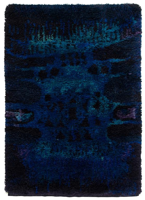 Ritva Puotila, rya, för Finska handarbetets vänner. Ca 180 x 125 cm.