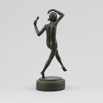 ARVID KNÖPPEL, skulptur, patinerad brons, signerad.