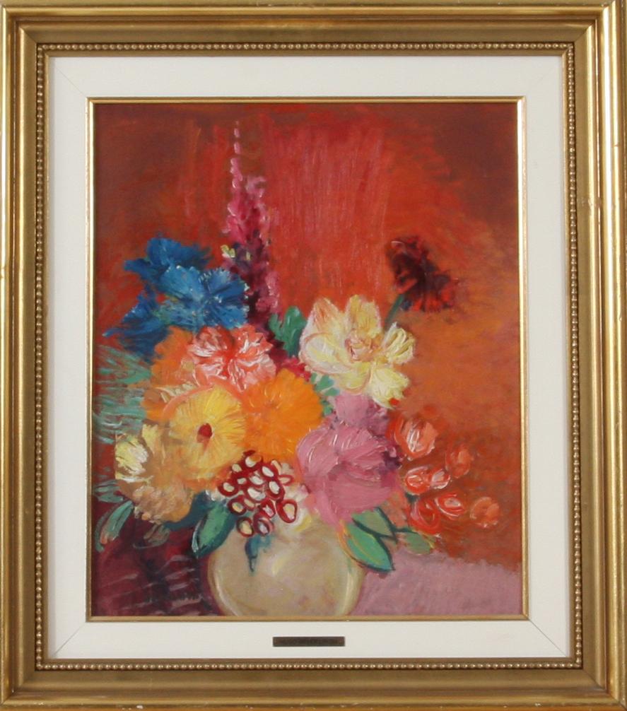 ÖFVERSTRÖM, HUGO, tillskriven, olja på pannå, a tergo Ingvar Olson.