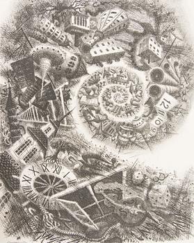 Grafikmapp, fjorton finländska poeter och konstnärer, Eurographica Helsingfors 1978.