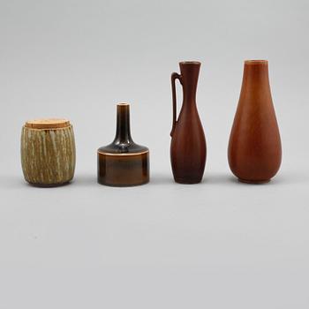 PARTI STENGODS, 4 delar, Gunnar Nylund samt Carl Harry Stålhane, Rörstrand, 1900-tal.