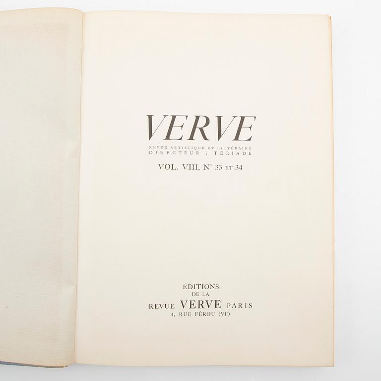 Marc Chagall, Book, "Bible" Verve vol VIII nos 33 and 34.