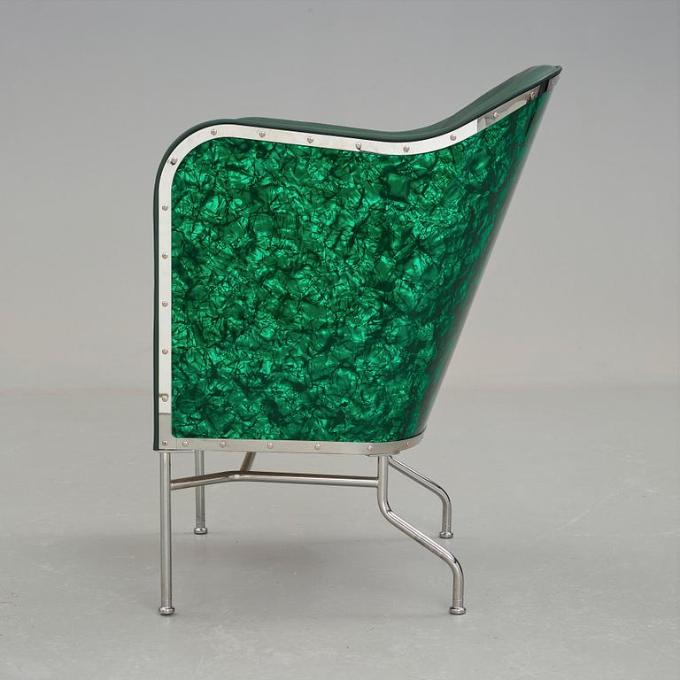 Mats Theselius, a "Star" easy chair for Källemo Sweden, 2009.