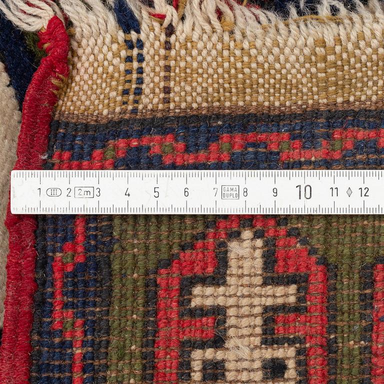 A likely old Anatol/Caucasus rug, c. 207 x 130 cm.