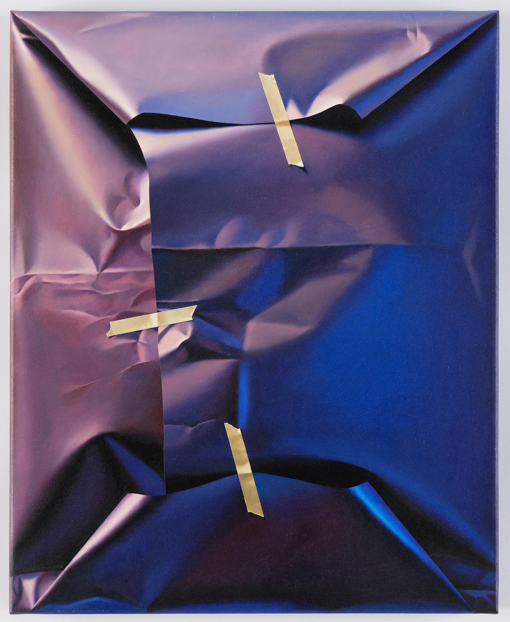 Yrjö Edelmann, "Wrapped darkblue parcel".