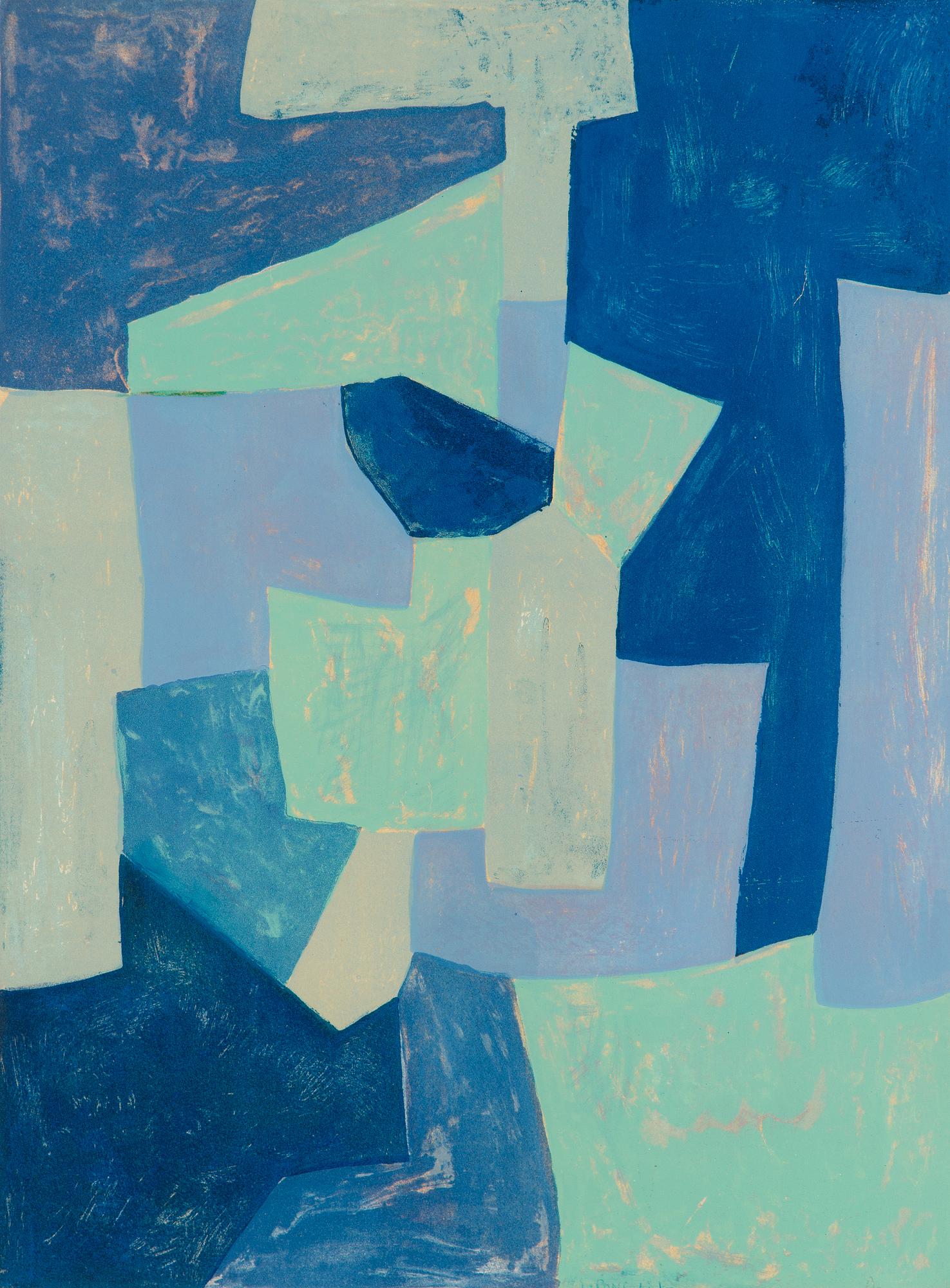 Serge Poliakoff, "Composition IX" (Sommitelma IX).