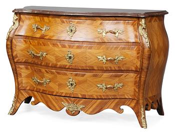 861. A Swedish Rococo commode.