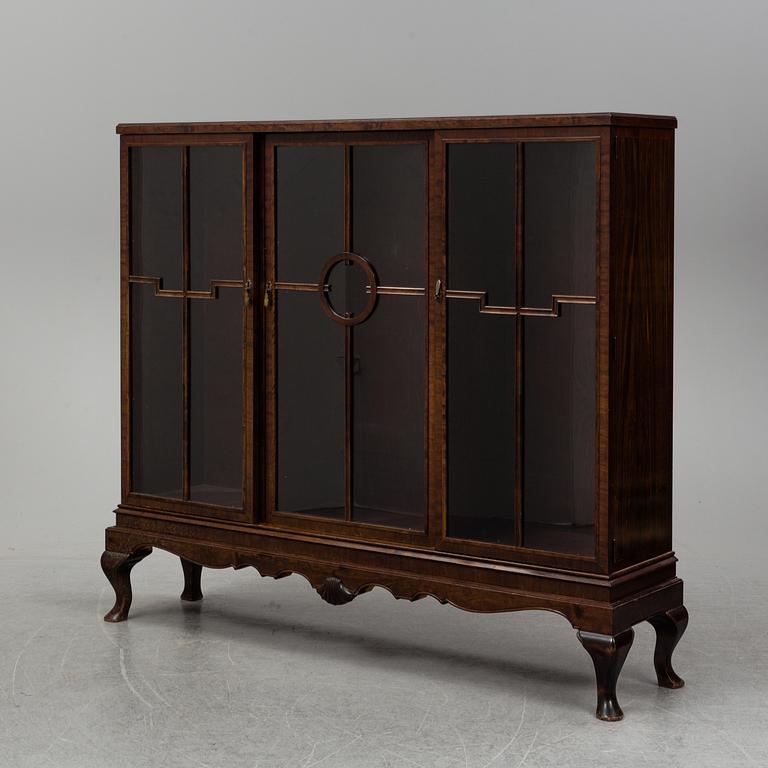 A 1920's/30's vitrine cabinet.