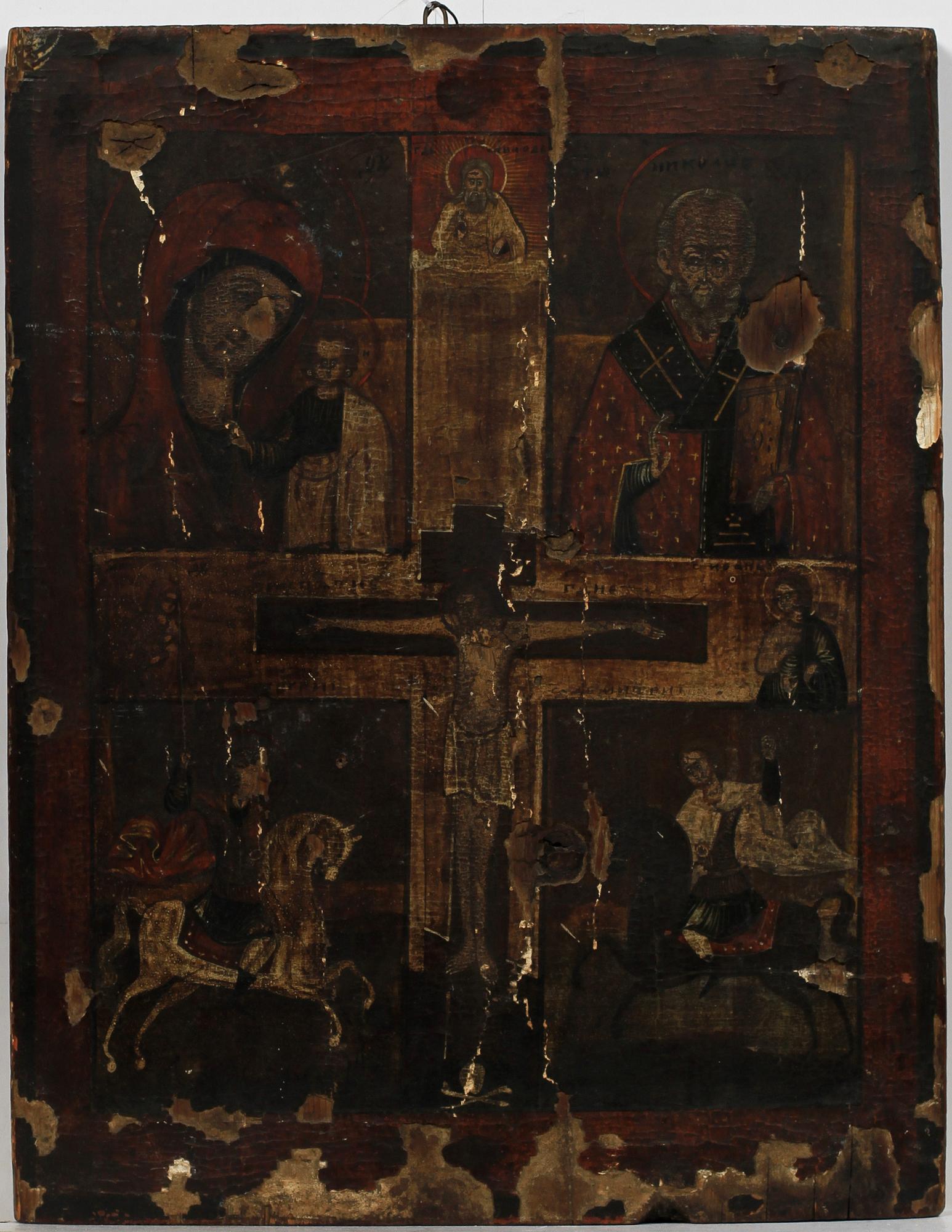 IKON, pannå, troligen Ryssland och 1700/1800-tal.