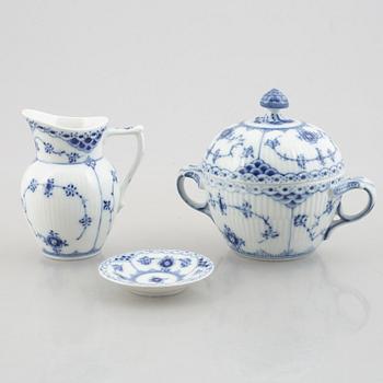 A 27-piece 'Musselmalet' porcelain coffee service, Royal Copenhagen, Denmark.