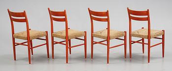 STOLAR, 4 st, design Yngve Ekström, 1900-talets andra hälft.