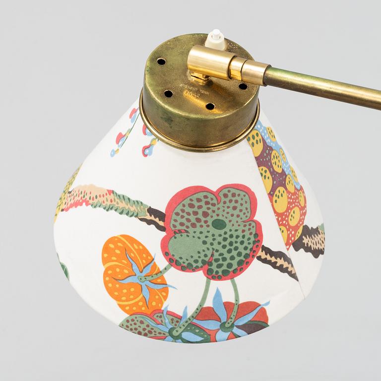 Josef Frank, a model 1842 brass floor light, Firma Svenskt Tenn.