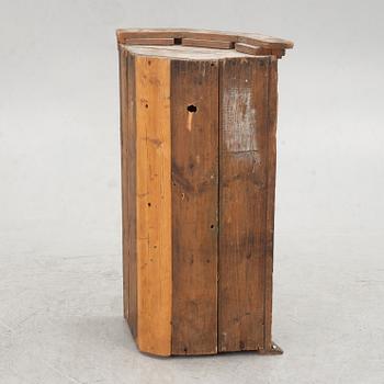 A Swedish provincial corner cabinet, 18th century.