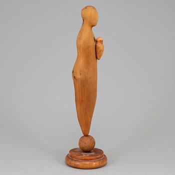 JAN NALIWAJKO, skulptur, trä, signerad.