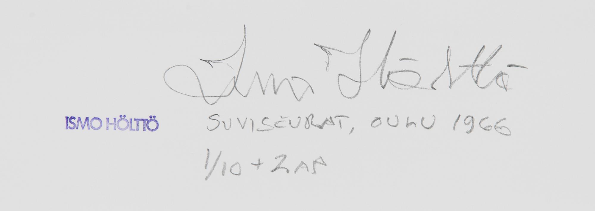 Ismo Hölttö, 'Summer services, Oulu 1966'.
