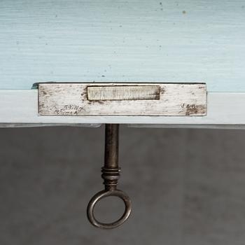 A late gustavian style table.