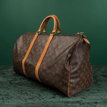 VÄSKA / WEEKENDBAG, "Keepall 50", Louis Vuitton.