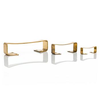 AULIS LEINONEN, Set of 32 door handles 'Ara' for Auran Rautateollisuus  1960/1970's.