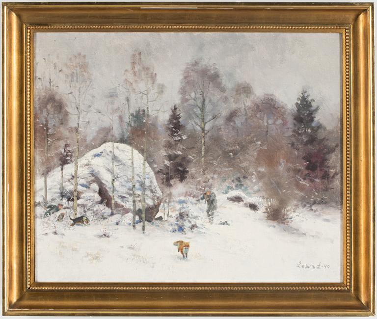 LINDORM LILJEFORS, oil on canvas, signed and dated - 40.