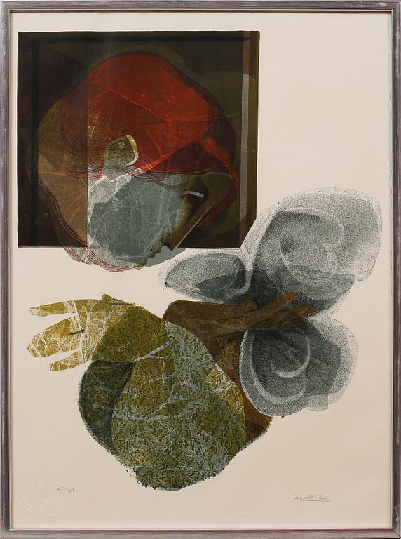 litograph in colours, signed and numbered 21/100?.
