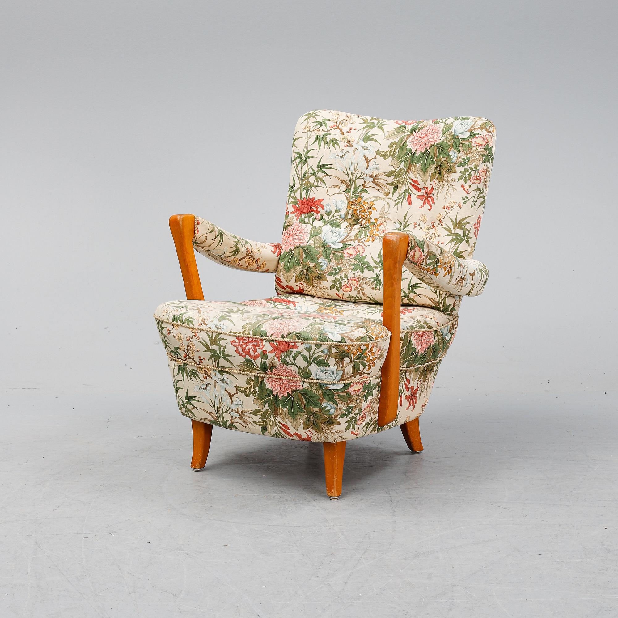 A 1940's Swedish Modern easy chair.
