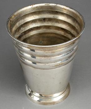 CHAMPAGNEKYLARE, nysilver, 1900-talets mitt.