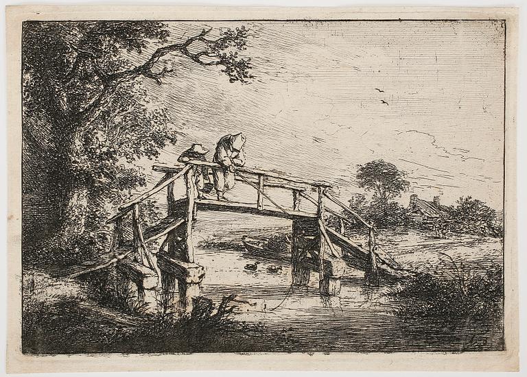 ADRIAEN VAN OSTADE, gravyr, senare avdrag troligen 1700-tal.