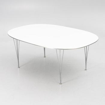 Bruno Mathsson & Piet Hein, A 'Superellips' dining table, Fritz Hansen, Denmark, 1996.