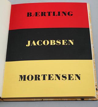 BOK "Konkret Realism, Baertling, Jacobsen, Mortensen", Åke Nyblom & Co Boktryckeri AB, Stockholm. 1956.