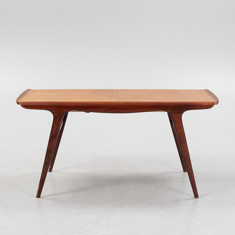 A teak veneered 'Expandette' coffee table, AB S Ljungqvists Möbelfabrik, Habo, 1950's.