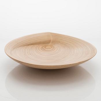 Tapio Wirkkala, A plywood dish, unsigned.