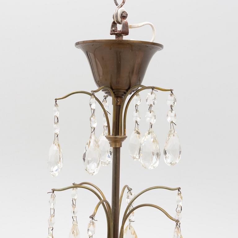 Erik Tidstrand, a ceiling lamp, model "27273", Nordiska Kompaniet, 1920s/30s.