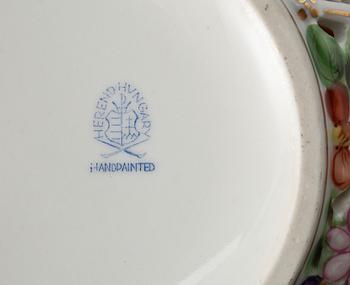 PARTI PORSLIN, 11 delar, bl.a. Neapel och Herend, 1900-tal.