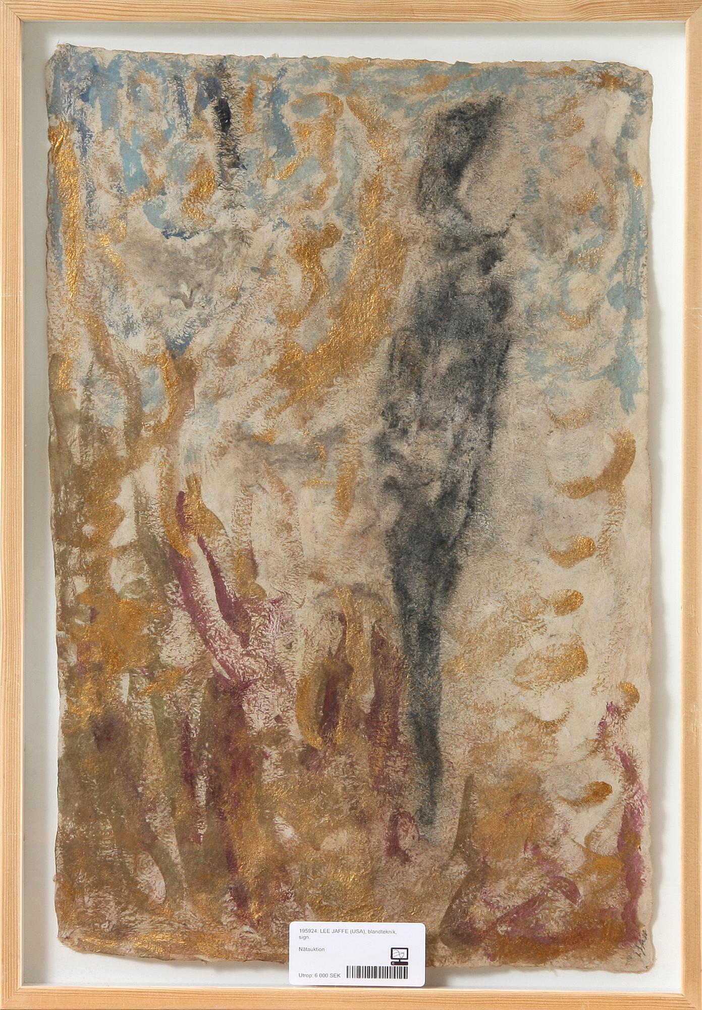 LEE JAFFE, blandteknik, sign.