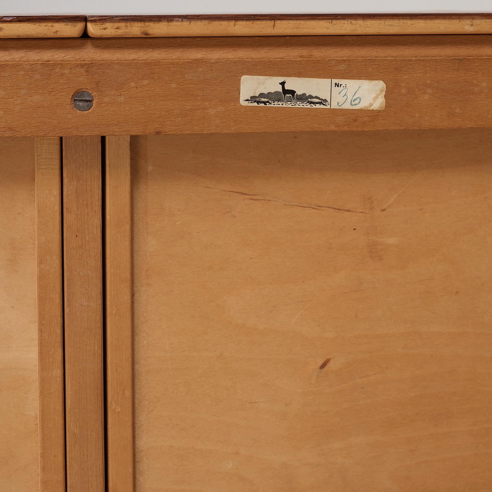 SEVERIN HANSEN, attributed to, a palisander desk, Denmark 1960's.