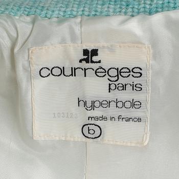 COURRÈGES, byxa och kappa, 1960/70-tal.