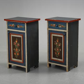 SÄNGBORD, ett par. 1900-talets första hälft.