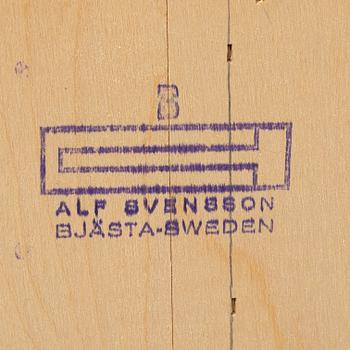 Alf Svensson An oak cabinet with vitrine.