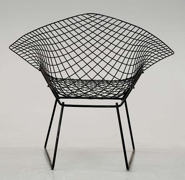 FÅTÖLJ, "Diamond Chair", Harry Bertoia, 1900-talets andra hälft.