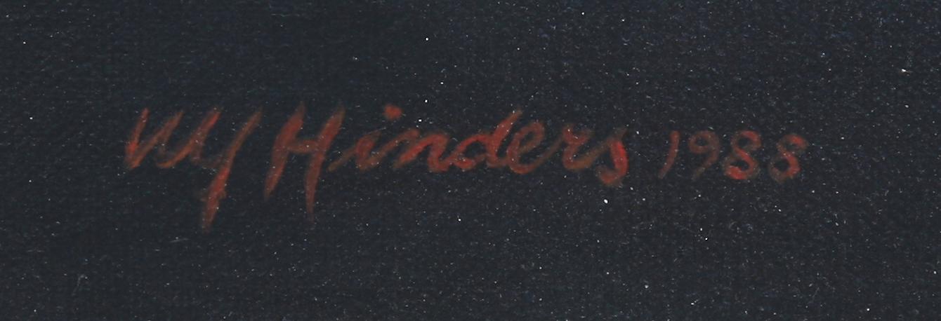 ULF HINDERS, olja på duk, sign o dat 1988.