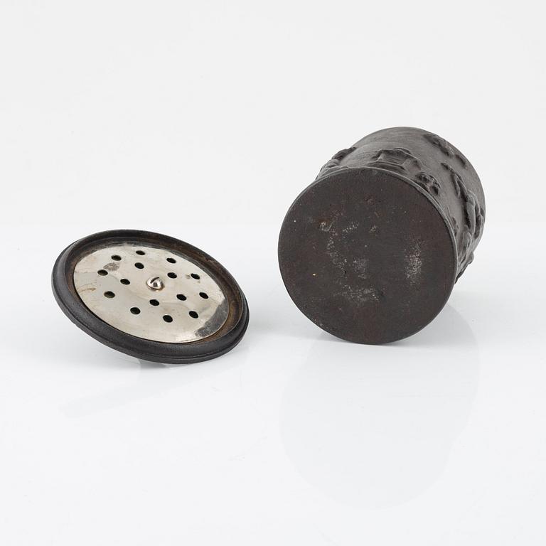 Carl Elmberg, tobaksburk, gjutjärn, Näfveqvarn, 1920/30-tal.